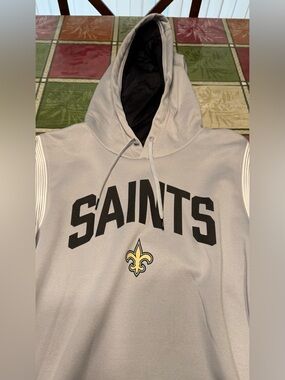 Men’s Nike New Orleans Saints NFL On Field Therma-Fit Hoodie Sweatshirt Large
